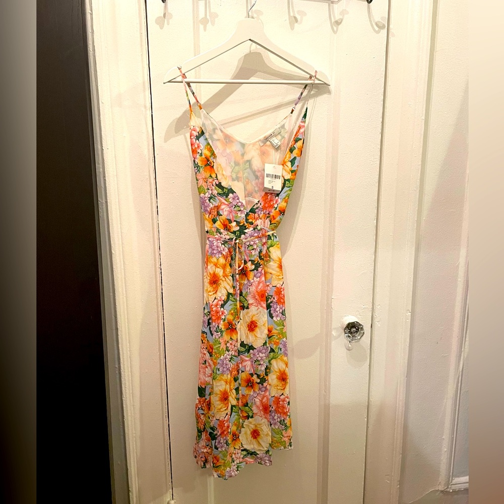 Wrap dress with adjustable straps from Forever21.
